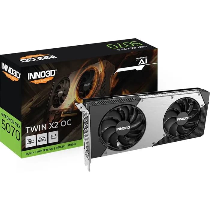 Grafička Inno3D GeForce RTX5070 Twin X2 OC, 12GB GDDR7