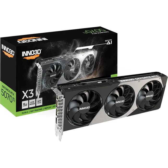 Grafička Inno3D GeForce RTX5070Ti X3, 16GB GDDR7