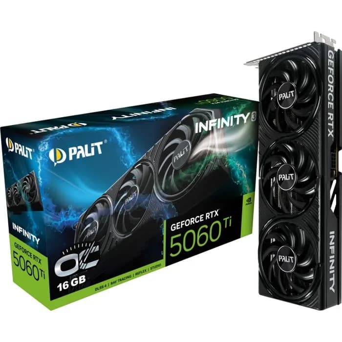 Grafička Palit GeForce RTX5060Ti Infinity 3 OC, 16GB GDDR7