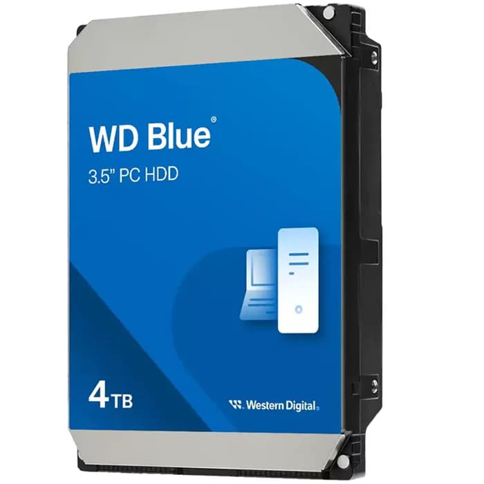 Hard disk WD Blue (3.5", 4TB, SATA3 6Gb/s, 128MB Cache, 5400rpm)