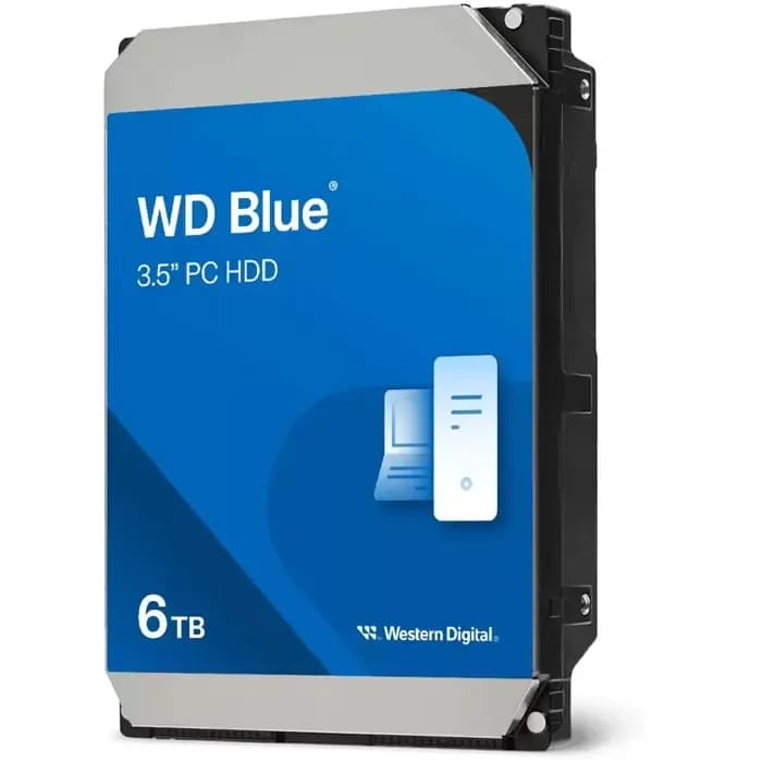 Hard disk WD Blue (3.5", 6TB, SATA3 6Gb/s, 256MB Cache, 5400rpm)