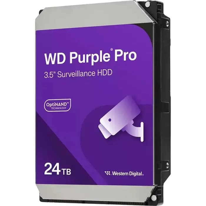 Hard disk WD Purple Pro (3.5", 24TB, SATA3 6Gb/s, 512MB Cache, 7200rpm)