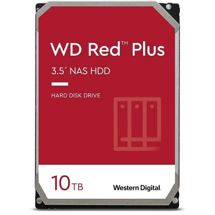 Hard disk WD Red Plus (3.5", 10TB, SATA3 6Gb/s, 256MB Cache, 7200rpm)