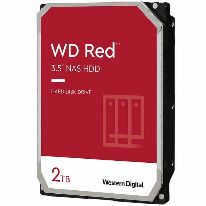 Hard disk WD Red Plus NAS (3.5", 2TB, SATA3 6Gb/s, 64MB Cache, 5400rpm)