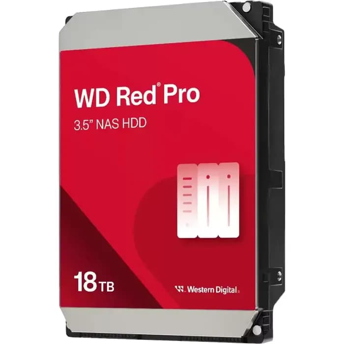 Hard disk WD Red Pro NAS (3.5", 18TB, SATA3 6Gb/s, 512MB Cache, 7200rpm)