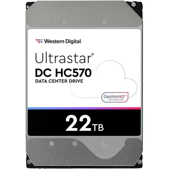 Hard disk za servere WD Ultrastar DC HC570 512E SE (3.5", 22TB, SAS 12Gb/s, 512MB, 7200rpm)