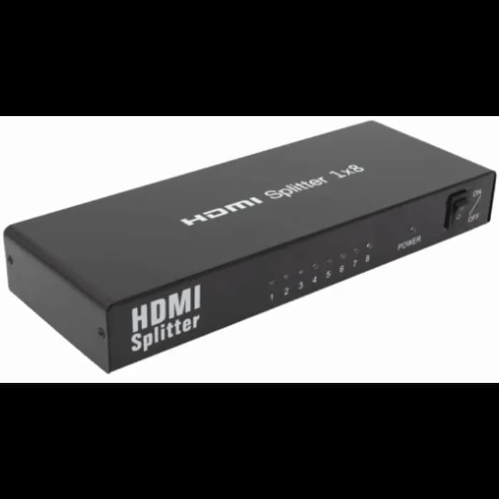 HDMI splitter SBOX, 8xHDMI 1.4 (Ž), crni