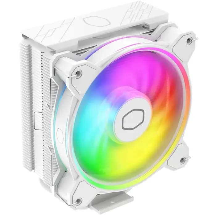 Hladnjak za procesor Cooler Master Hyper 212 Halo White, 1x120mm ARGB, Intel i AMD