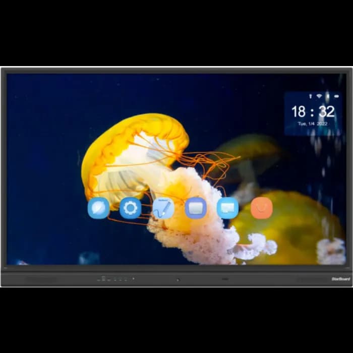 Interaktivni ekran StarBoard IFPD-YL5-86AOC, 86" TouchScreen, UHD 4K, 3xHDMI, 1xDP, Android, zvučnici