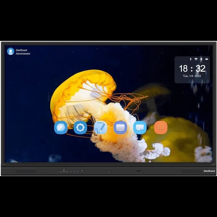 Interaktivni ekran StarBoard YL5-75AOC, 75" TouchScreen, UHD 4K, 3xHDMI, 1xDP, Android, zvučnici