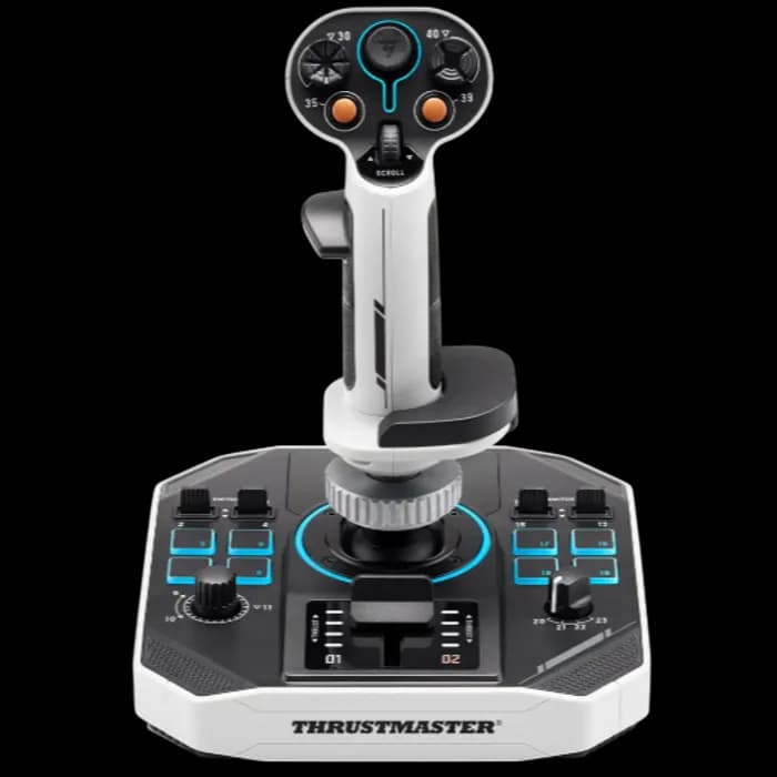 Joystick Thrustmaster Sol-R 1 Flightstick, PC, bijelo-sivi