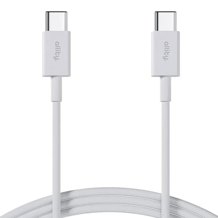 Kabel Allity AUC-03, USB-C (M) na USB-C (M), 1.0m, bijeli