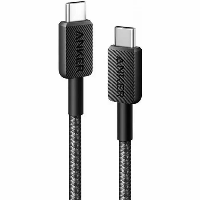 Kabel Anker 322 A81F5G11, USB-C (M) na USB-C (M), 0.9m, pleteni, crni