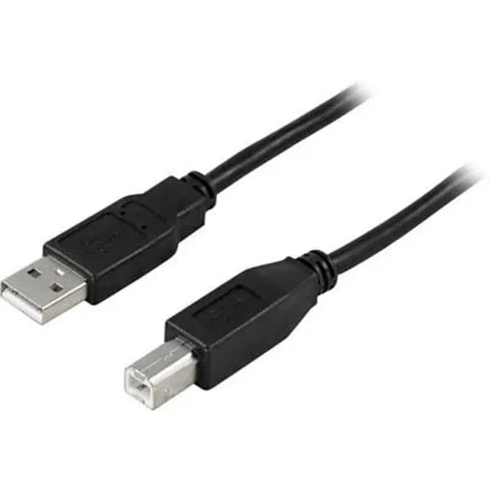 Kabel Deltaco USB-218S, USB-A (M) na USB-B (M), 2.0m, Black