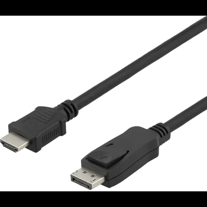 Kabel Deltaco, DisplayPort (M) na HDMI (M), 3.0m, crni