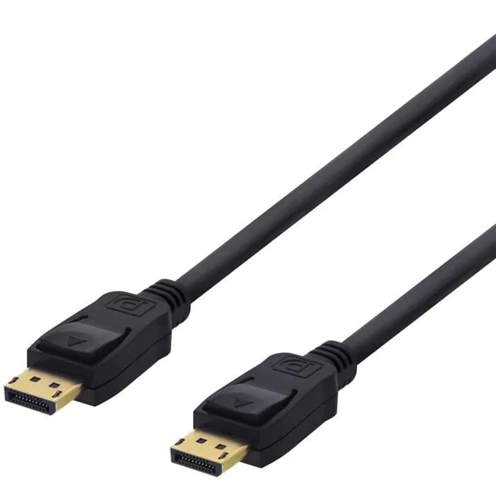 Kabel Deltaco, DisplayPort v1.2, 2.0m, crni