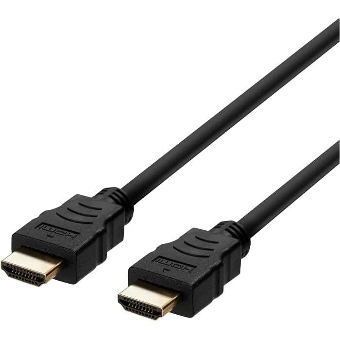 Kabel Deltaco, HDMI v2.1, 2.0m, crni