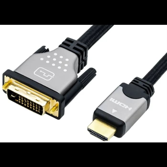 Kabel Roline, DVI (M) na HDMI (M), 3.0m, crni
