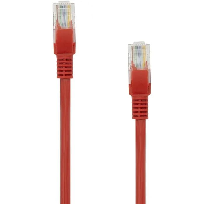 Kabel SBOX, mrežni, UTP, Cat5e, 20.0m, crveni