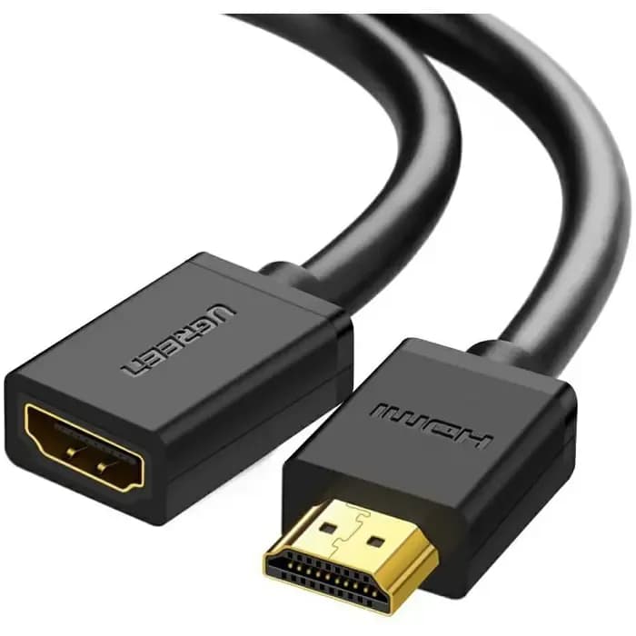 Kabel Ugreen 10142, HDMI v1.4 (M) na HDMI (Ž), 2.0m, crni