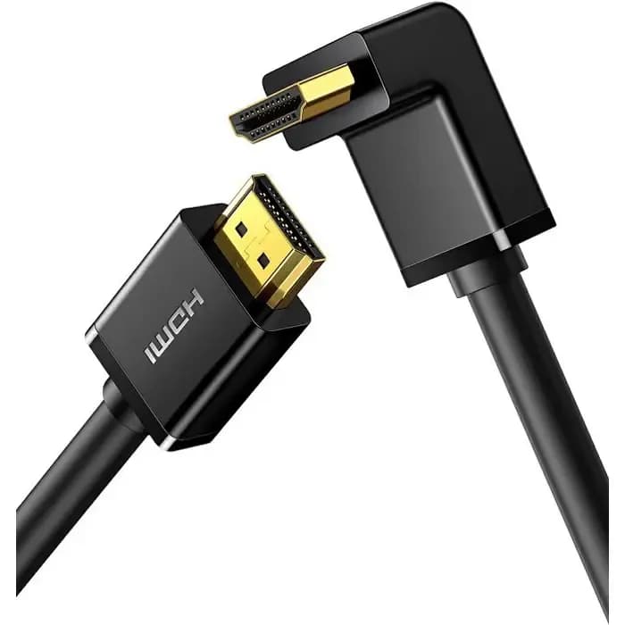 Kabel Ugreen 10173, kutni HDMI v2.0, 2.0m, crni