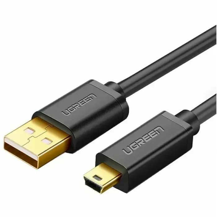 Kabel Ugreen 10355, USB-A (M) na Mini USB (M), 1.0m, crni