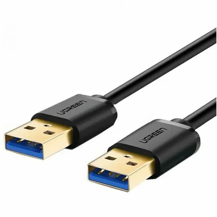 Kabel Ugreen 10370, USB-A (M) na USB-A (M), 1.0m, crni