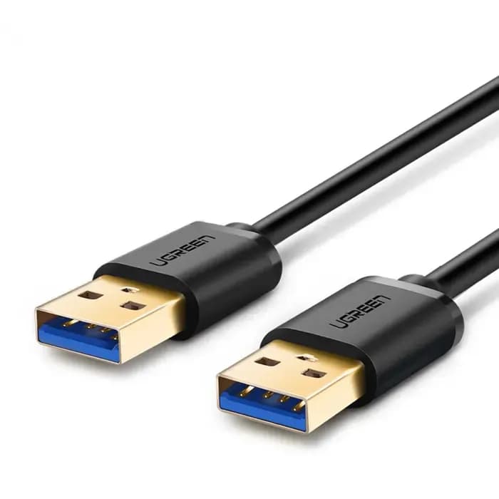 Kabel Ugreen 10371, USB-A (M) na USB-A (M), 2.0m, crni