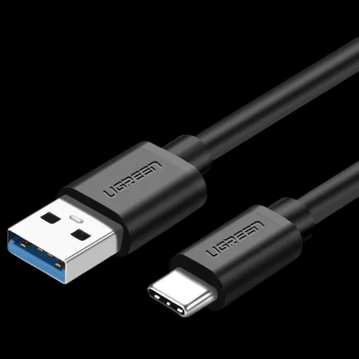 Kabel Ugreen 20884, USB-A 3.0 (M) na USB-C (M), 2.0m, crni