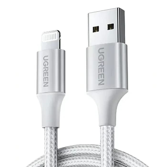 Kabel Ugreen 60163, USB-A (M) na Lightning (M), 2.0m, srebrni
