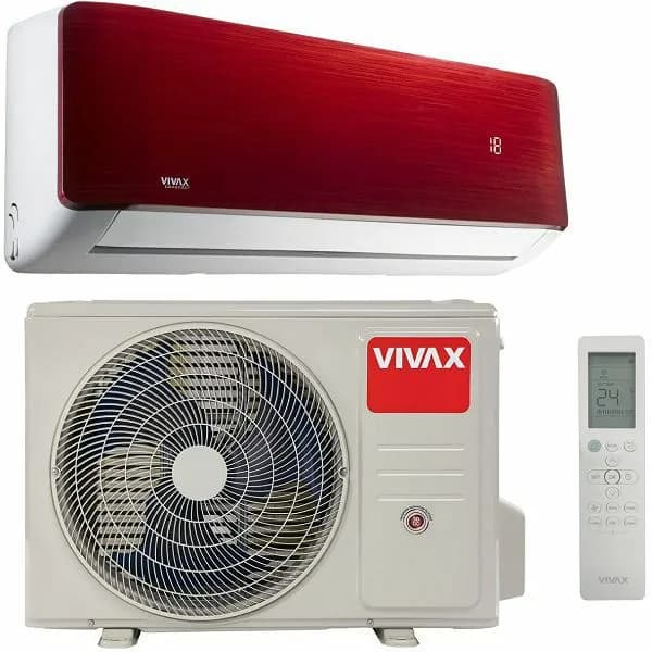 Klima uređaj Vivax Cool, ACP-12CH35AERI+ R32, 3.52kW, A+++, Red