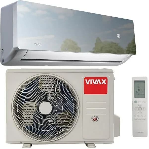 Klima uređaj Vivax Cool, ACP-12CH35AERI+ R32, 3.52kW, A+++, Silver Mirror