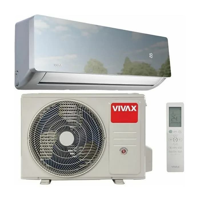 Klima uređaj Vivax Cool, ACP-18CH50AERI+ R32, 5.28kW, A++, Silver Mirror