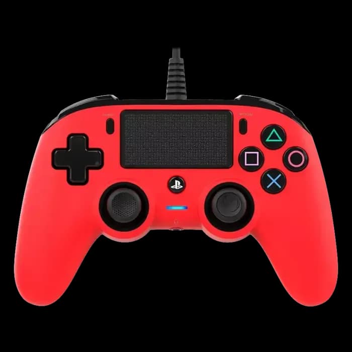 Kontroler Nacon Compact Red, žičani, PC, PS4, crveni