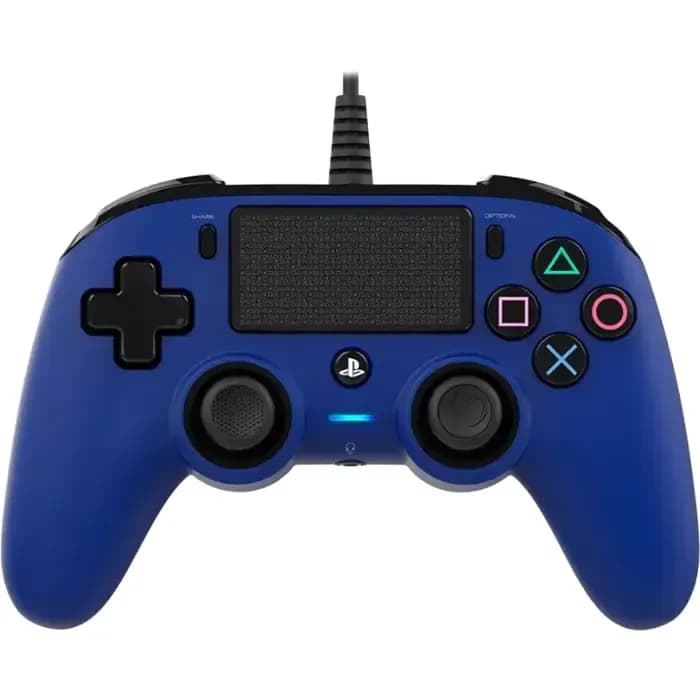 Kontroler Nacon Wired Compact, žičani, PS4, PC, plavi