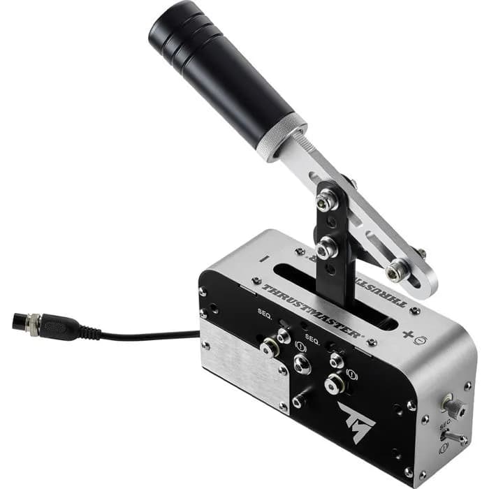Kontroler Thrustmaster TSS Handbrake, PC, PS4, PS5, Xbox, srebrni