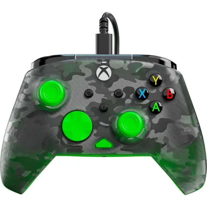 Kontroler Turtle Beach Rematch Core, žičani, PC, Xbox, Ghost Black Camo/Green