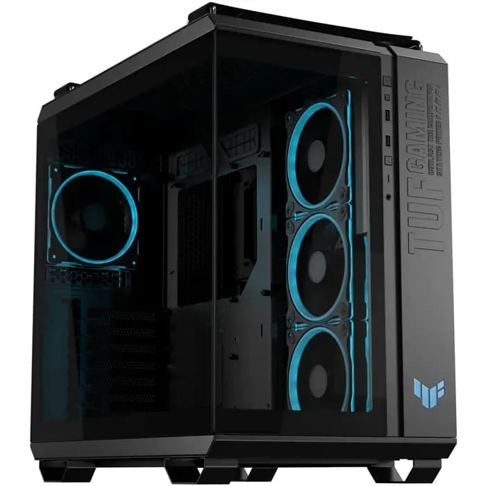 Kućište Asus TUF Gaming GT502 Horizon ARGB, Mid tower, kaljeno staklo, bez napajanja, ATX, crno