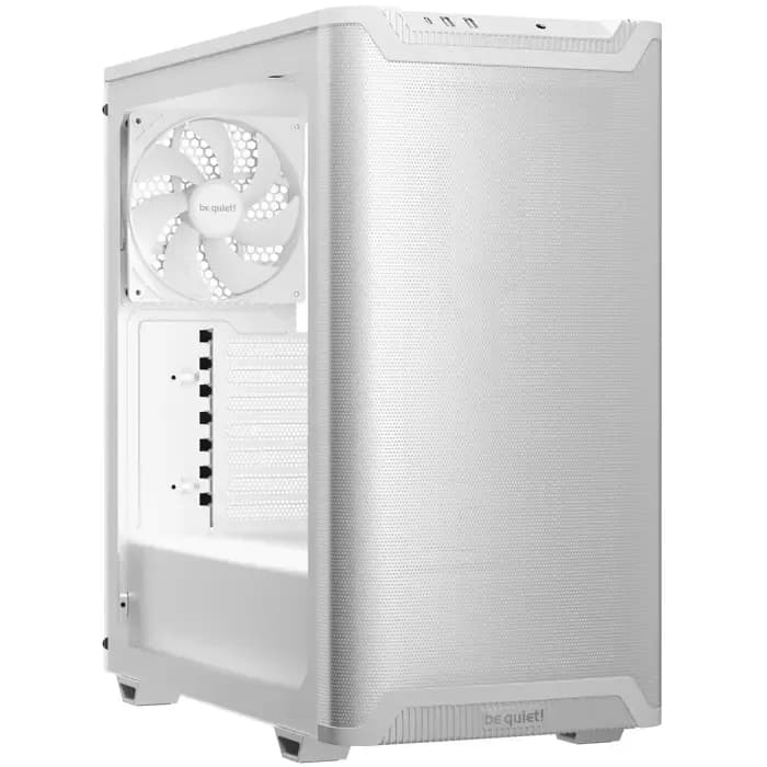 Kućište Be quiet! Pure Base 501 Airflow Window White, Mid tower, kaljeno staklo, bez napajanja, ATX, bijelo