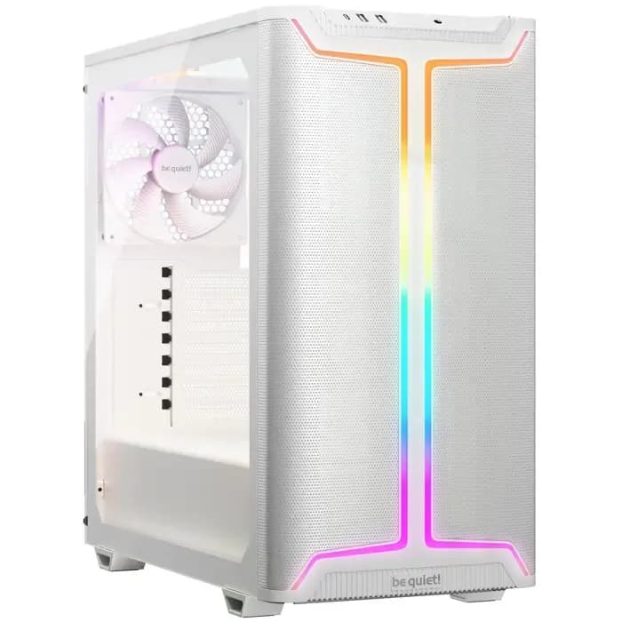 Kućište Be quiet! Pure Base 501 DX White, Mid tower, kaljeno staklo, bez napajanja, ATX, bijelo