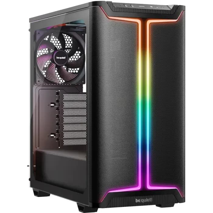 Kućište Be quiet! Pure Base 501 DX, Mid tower, kaljeno staklo, bez napajanja, ATX, crno