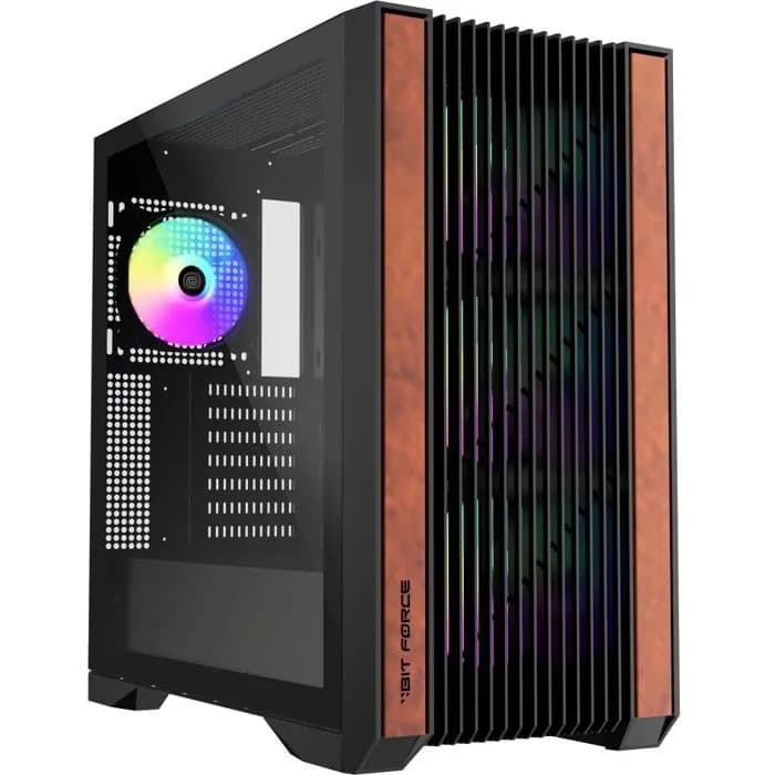Kućište Bit Force Hercules ARGB-C-TW4, Full tower, kaljeno staklo, bez napajanja, E-ATX, crno