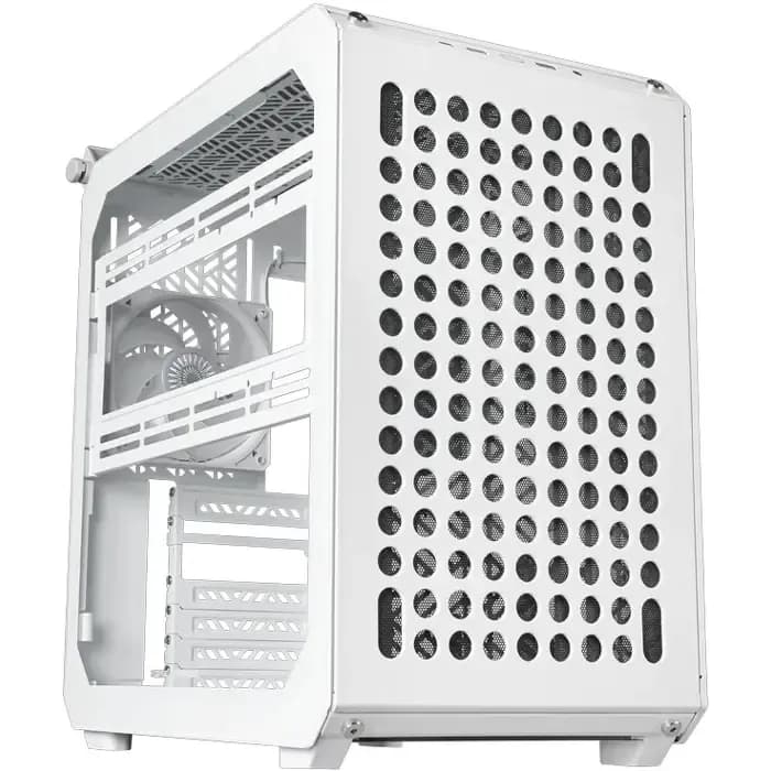 Kućište Cooler Master Qube 500 White, Mid tower, kaljeno staklo, bez napajanja, ATX, bijelo