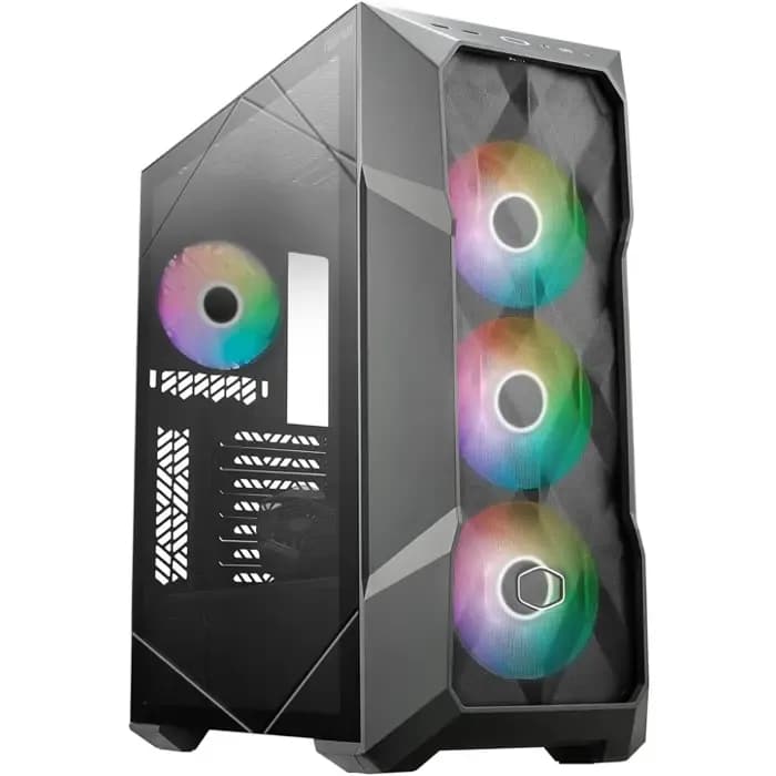 Kućište Cooler Master TD500 Max, Mid tower, kaljeno staklo, napajanje 850W, ATX, sivo