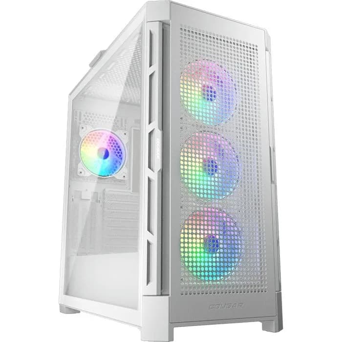 Kućište Cougar Airface Pro RGB, Mid tower, kaljeno staklo, bez napajanja, E-ATX, crno
