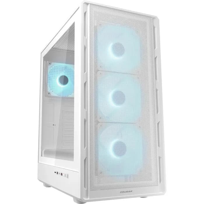 Kućište Cougar Airface Pure Pro, Mid tower, kaljeno staklo, bez napajanja, ATX, bijelo