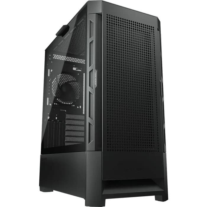 Kućište Cougar Airface, Mid tower, kaljeno staklo, bez napajanja, E-ATX, crno