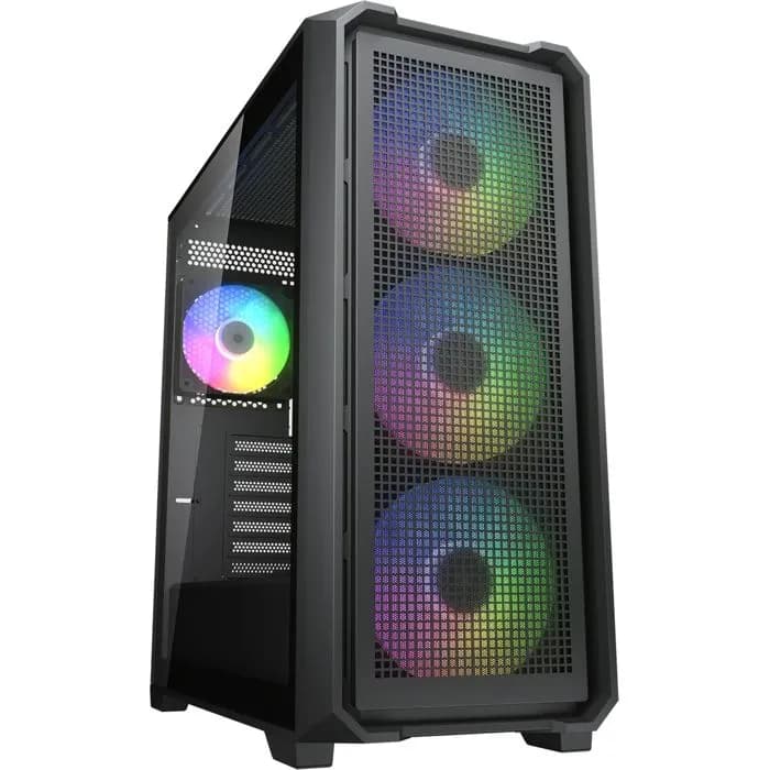 Kućište Cougar MX600 Air, Mid tower, kaljeno staklo, bez napajanja, E-ATX, crno