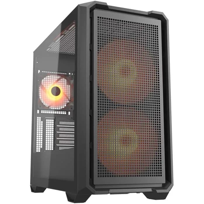 Kućište Cougar MX600 Mini RGB, Mini tower, kaljeno staklo, bez napajanja, Micro ATX, crno