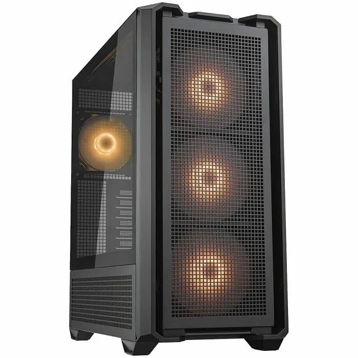 Kućište Cougar MX600 RGB, Mid tower, kaljeno staklo, bez napajanja, E-ATX, crno